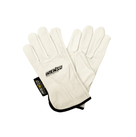 Arbetshandskar Vit Buffell�der