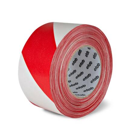 Etab Varningsband R�d Vit 70 mm x 500 m