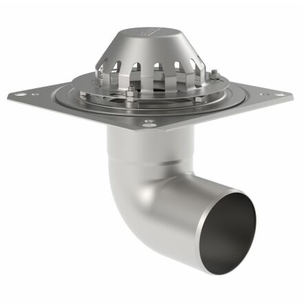 Takbrunn f�r gummiduk �110 mm 280x280mm