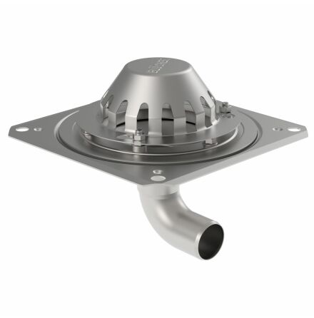 Takbrunn f�r gummiduk �50 mm 280x280mm